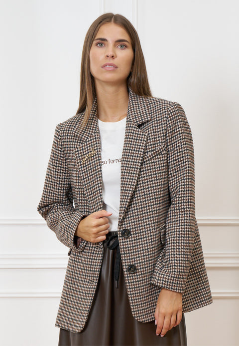 Cappotto corto pied de poule