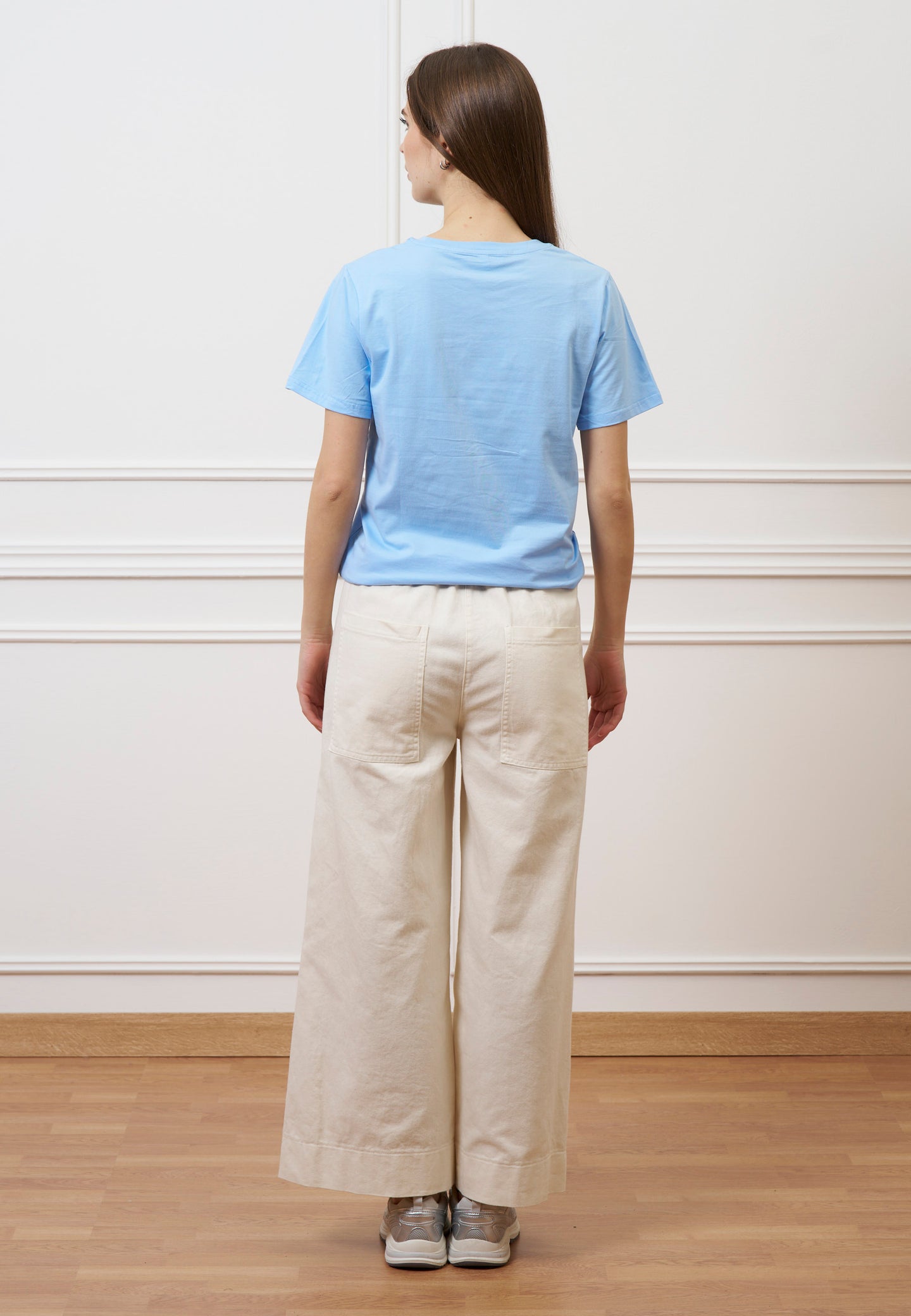 T-shirt con orsetto peluche - AZZURRO