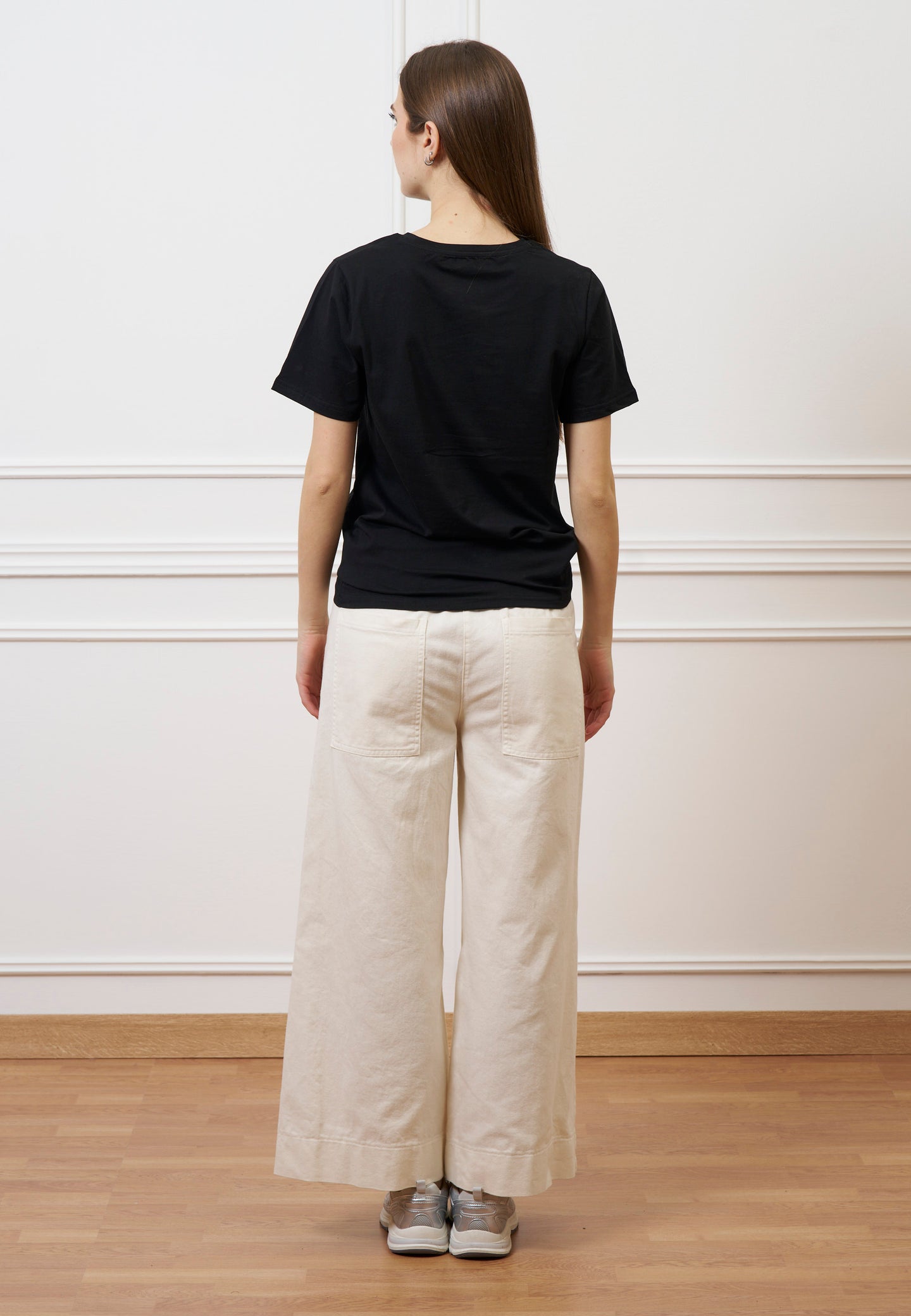 T-shirt con orsetto peluche - NERO