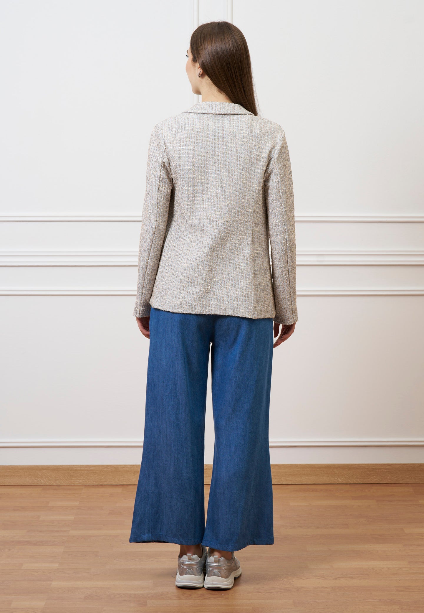 Pantalone palazzo in tencel - JEANS
