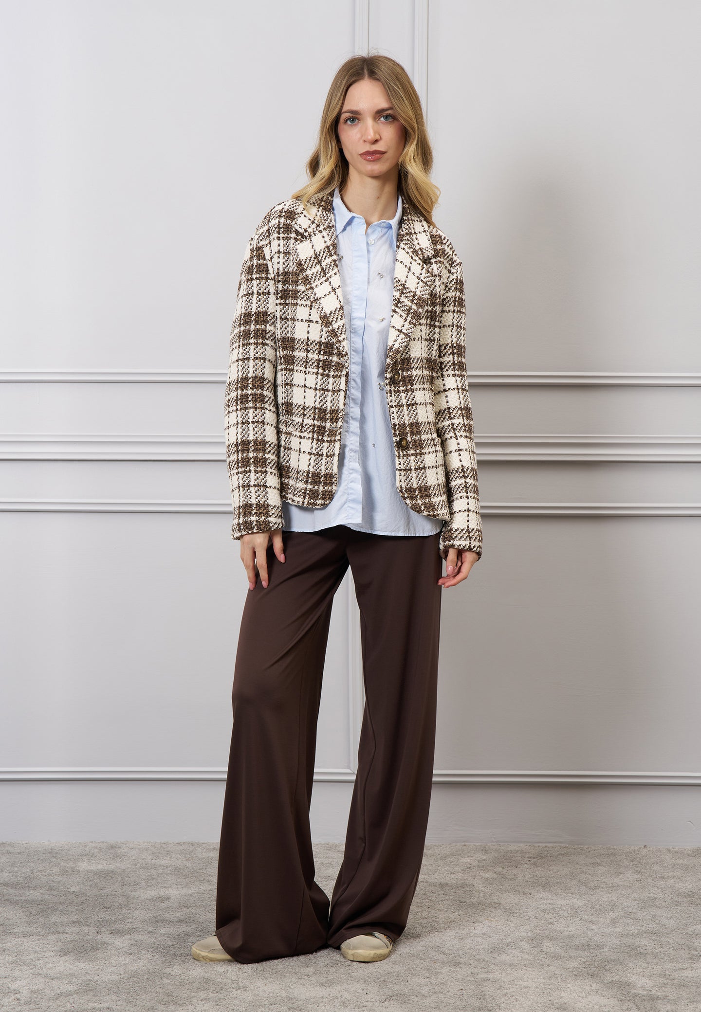 Camicia applicazioni frontali