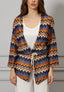 Giacca kimono fantasia