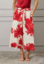 Pantalone gonna stampa floreale