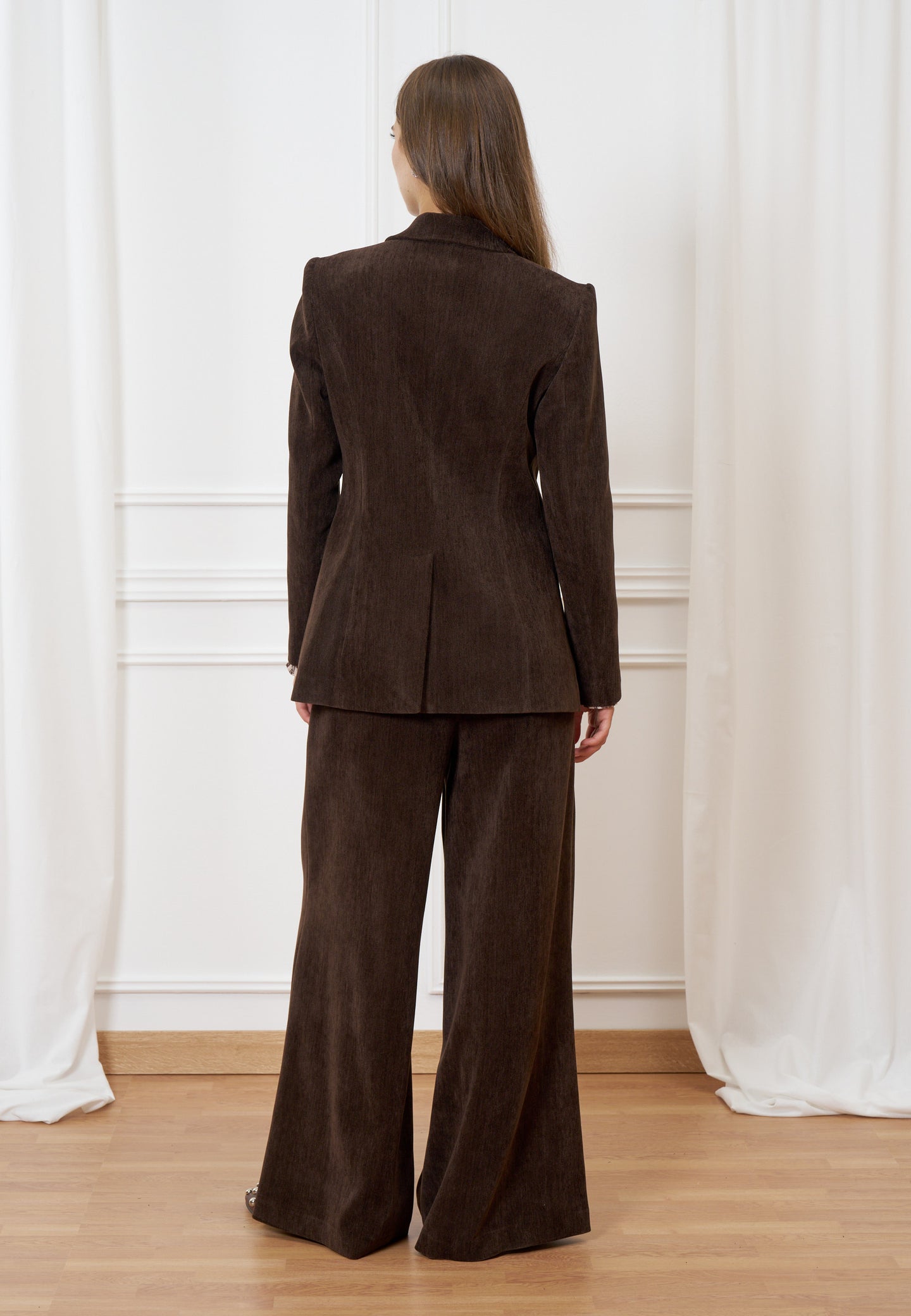 Pantalone ampio in velluto