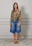 Bermuda over chambray