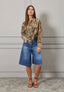 Bermuda over chambray