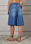 Bermuda over chambray