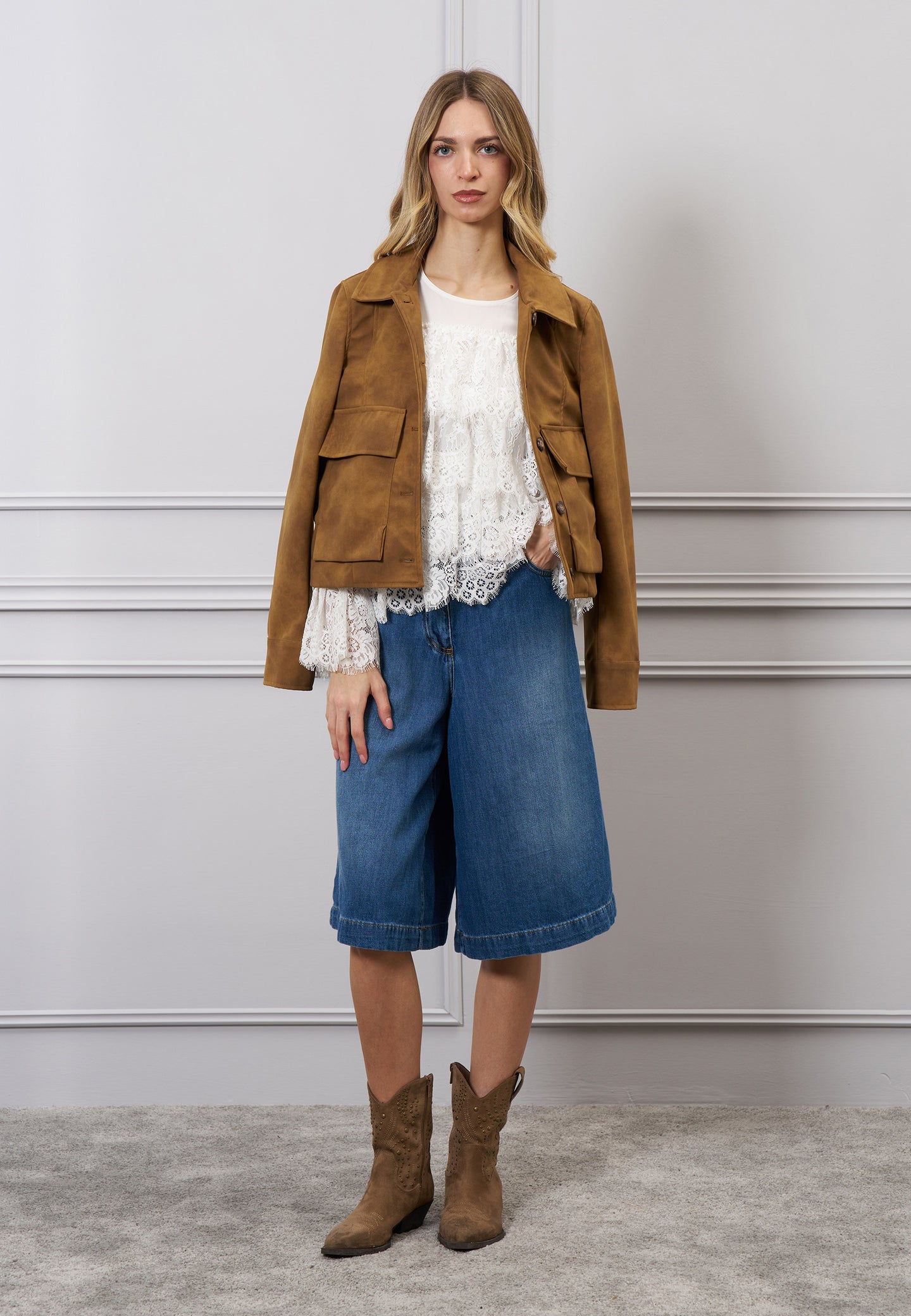 Bermuda over in jeans