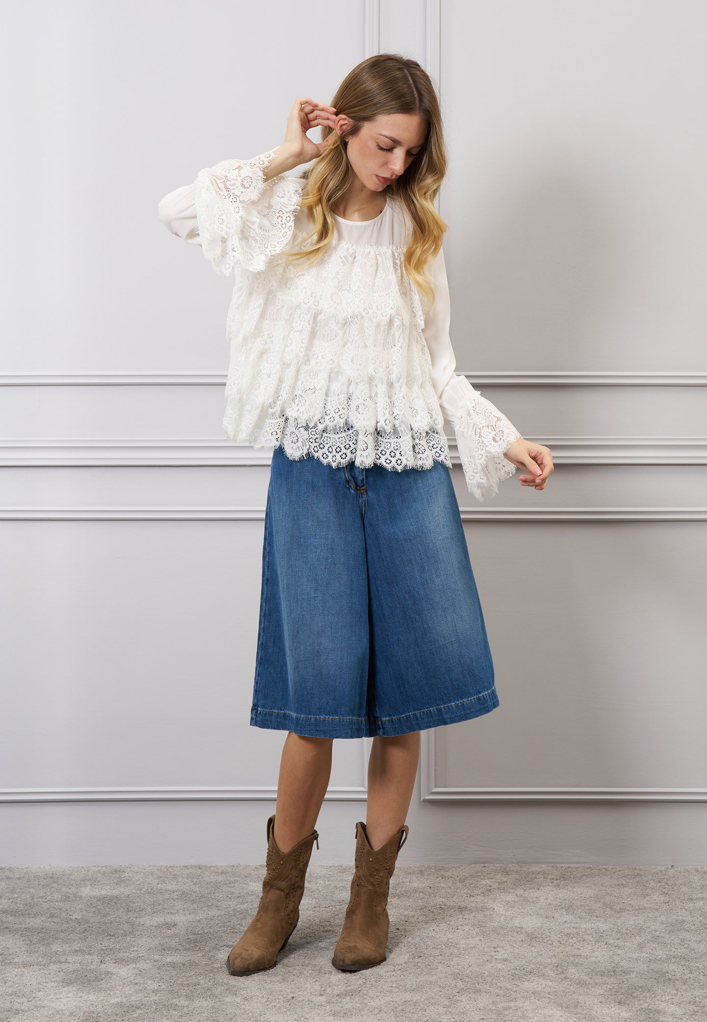 Bermuda over in jeans
