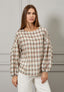 Blusa a quadri