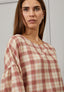 Blusa a quadri