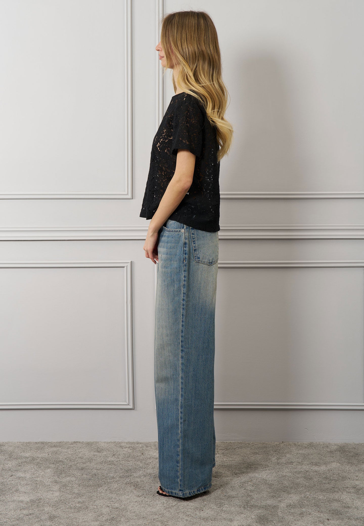 Blusa in pizzo