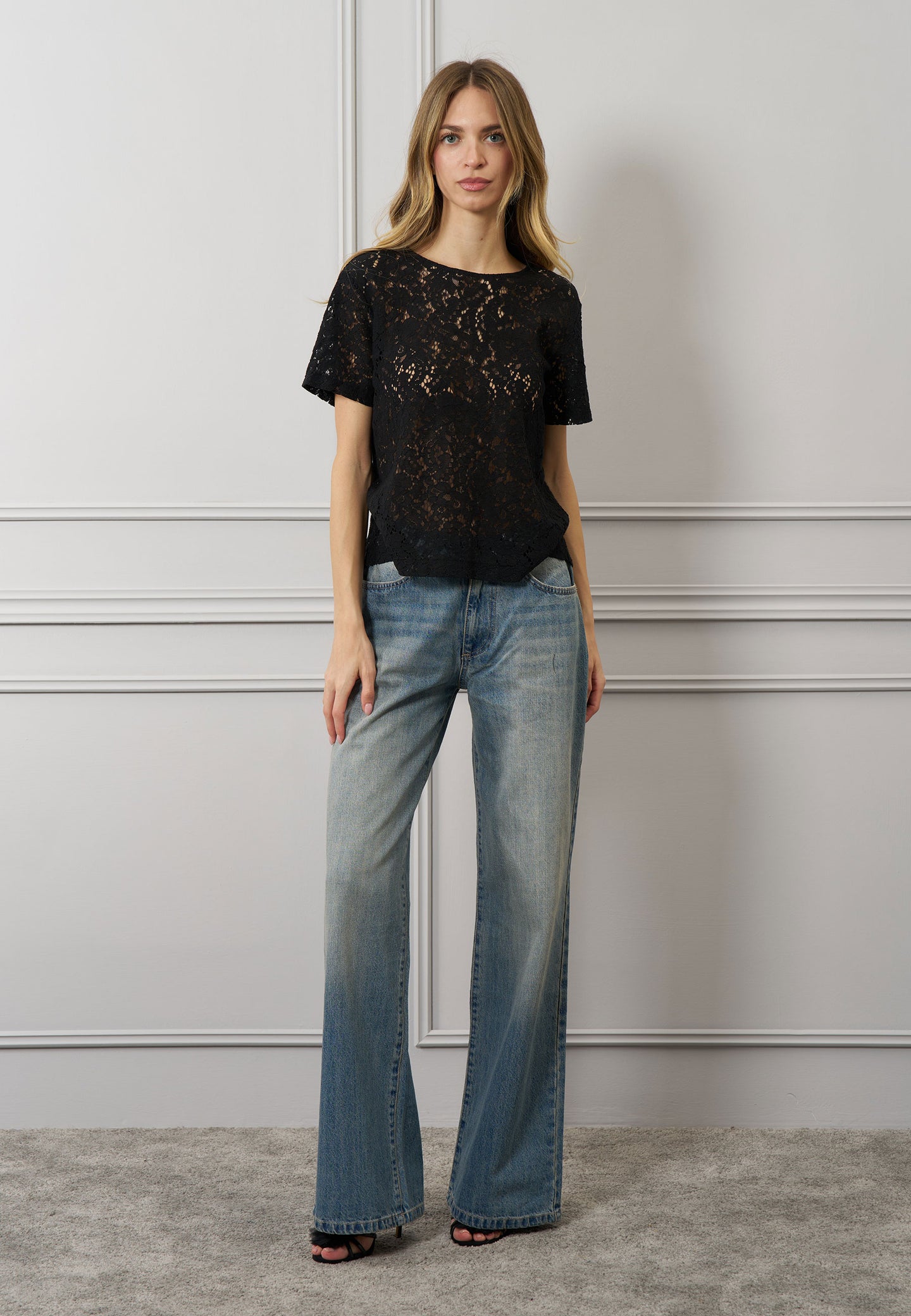 Blusa in pizzo