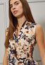 Blusa smanicata incrociata