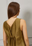 Blusa smanicata lacci retro