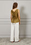 Blusa smanicata lacci retro