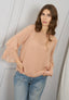 Blusa velata con top e rouches