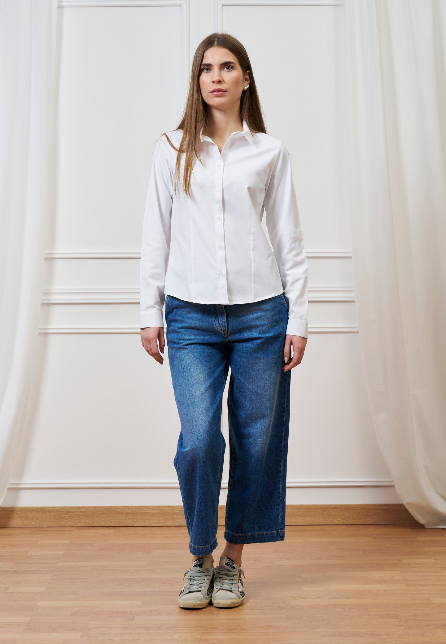 Camicia classica oxford - BIANCO