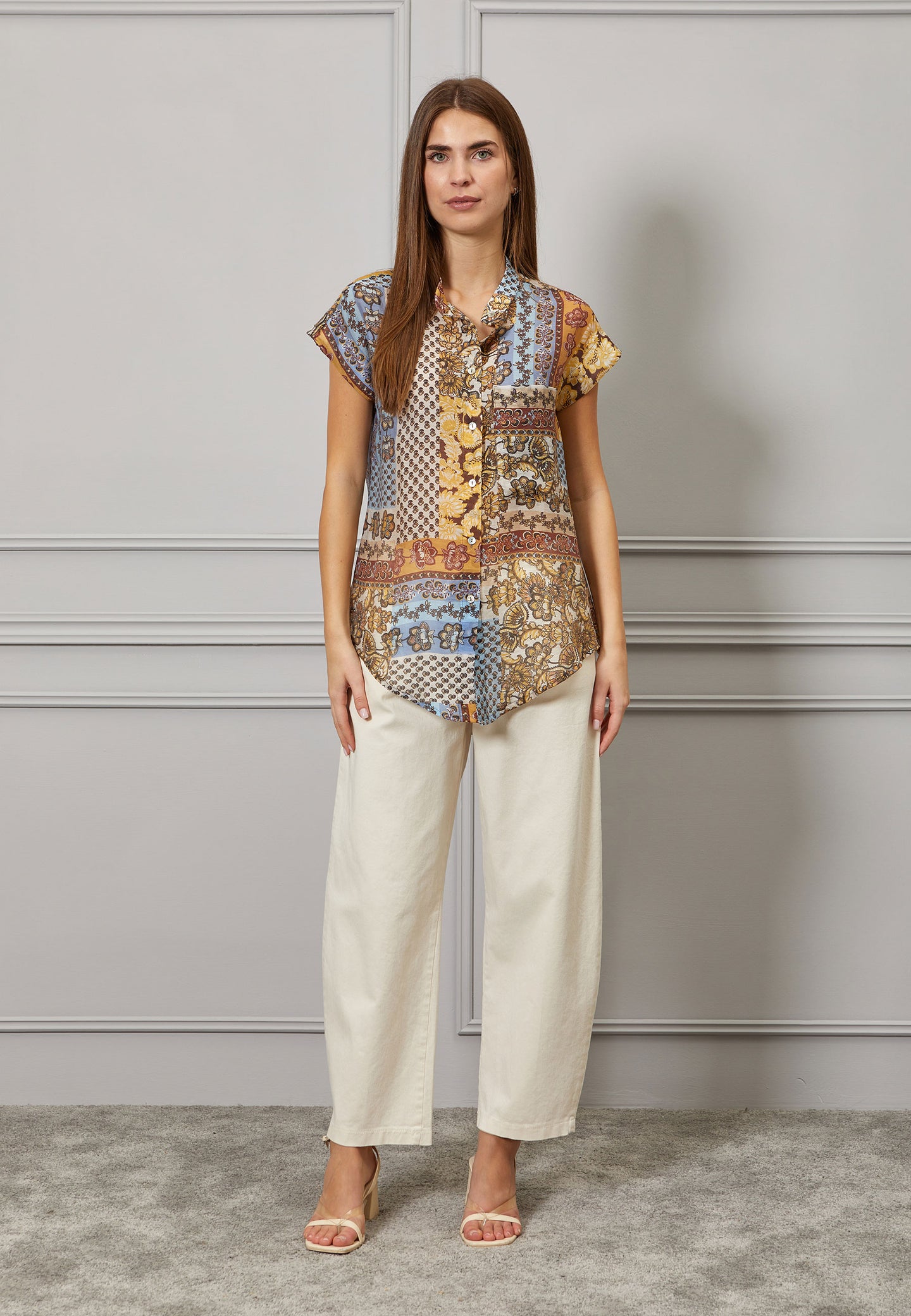 Camicia fantasia patchwork