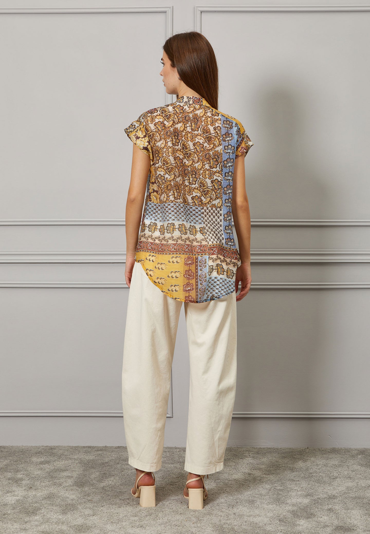 Camicia fantasia patchwork