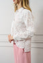 Camicia fiori rilievo