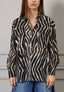 Camicia in mussola stampata