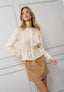 Camicia paillettes con coulisse
