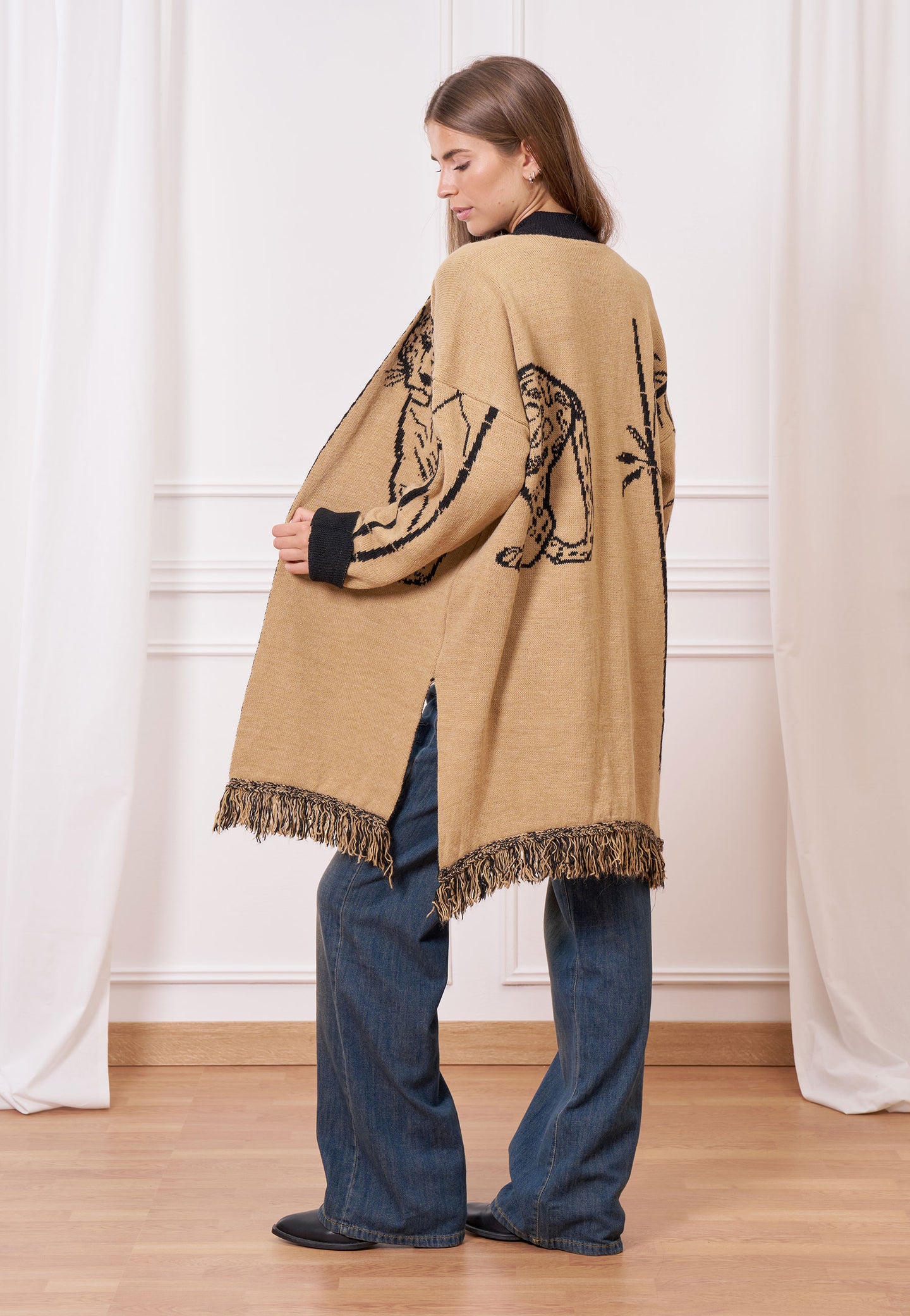 Jeans palazzo slavato