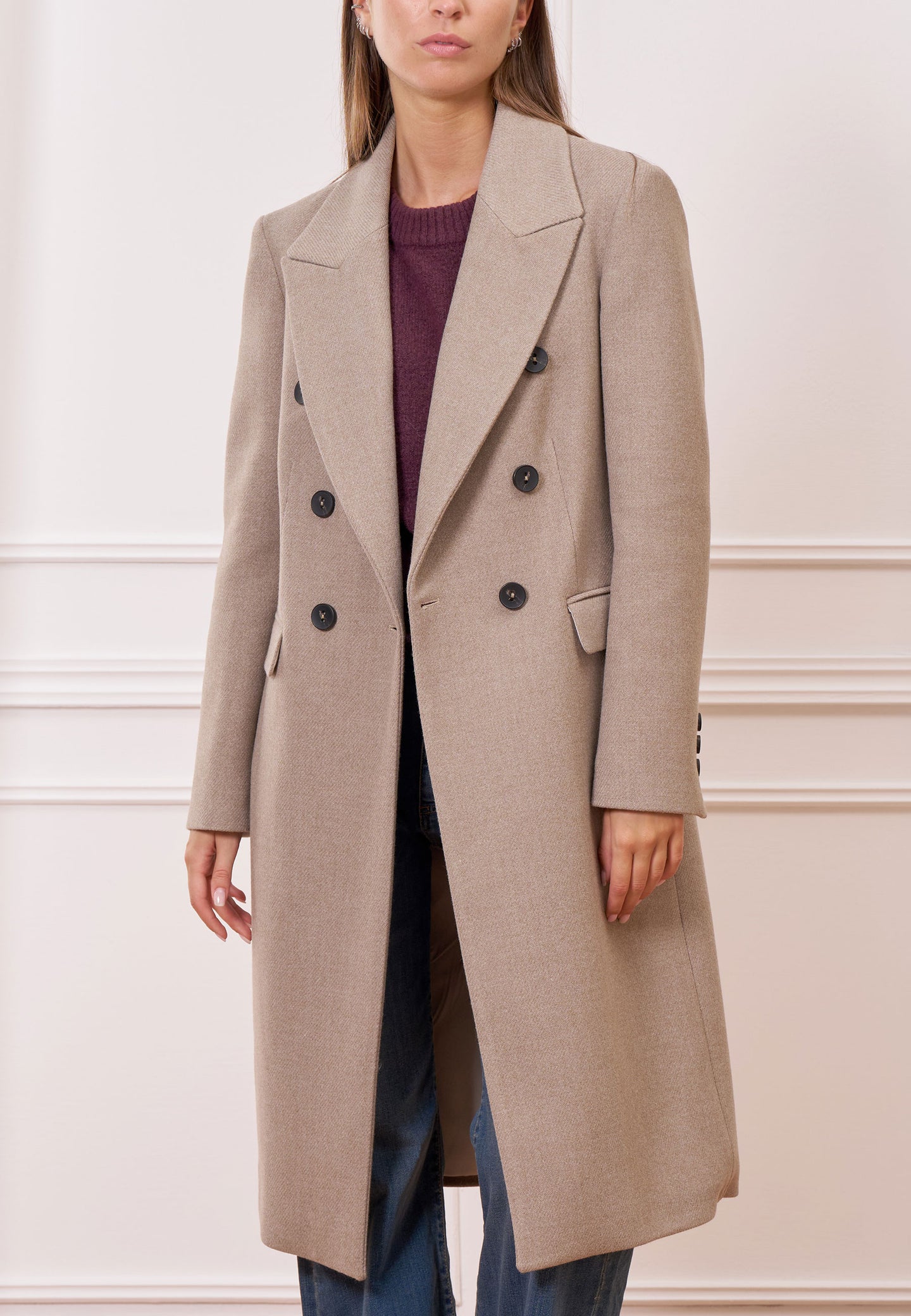 Cappotto lungo doppiopetto