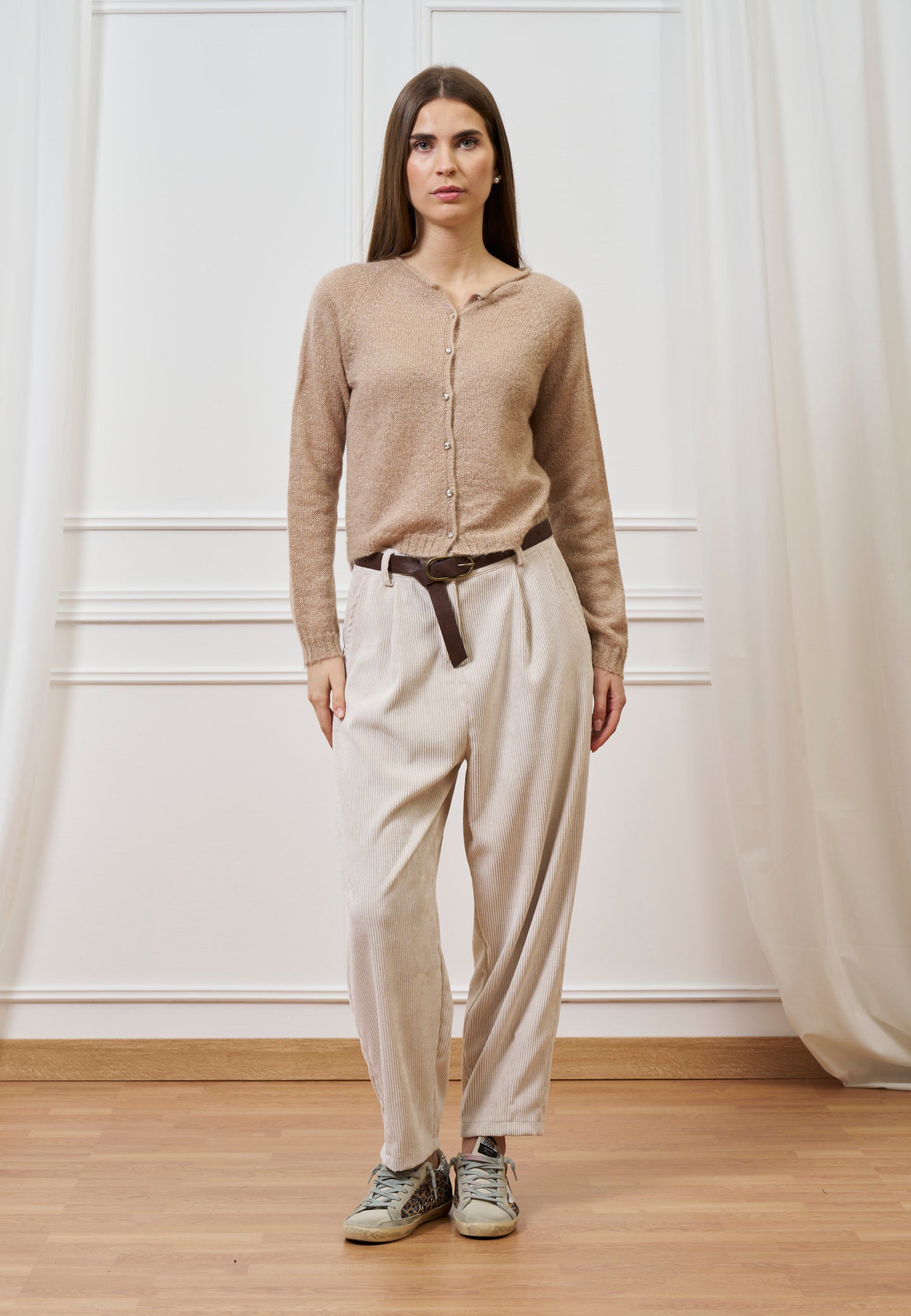 Cardigan bottoni gioiello