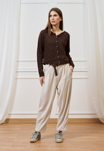 Cardigan bottoni gioiello