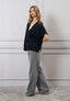 Cardigan over in maglia