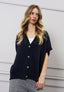 Cardigan over in maglia