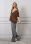 Cardigan over in maglia