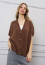 Cardigan over in maglia