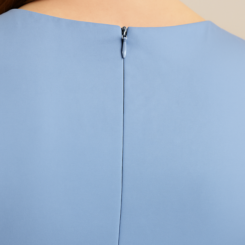 Vestito lungo a trapezio