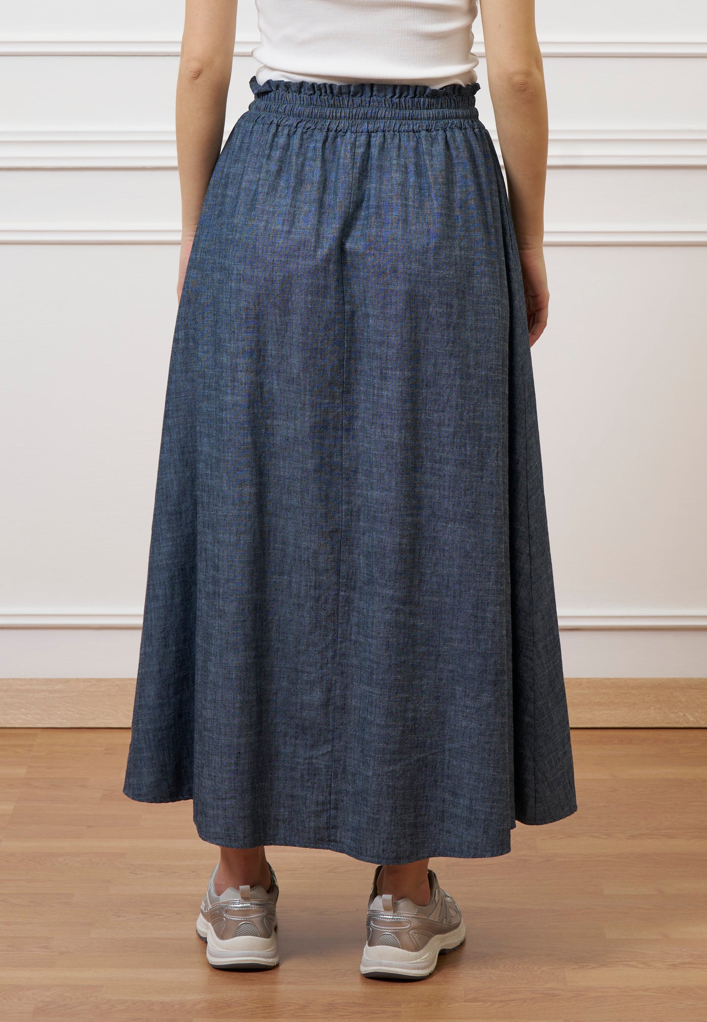 Gonna lunga effetto denim - JEANS