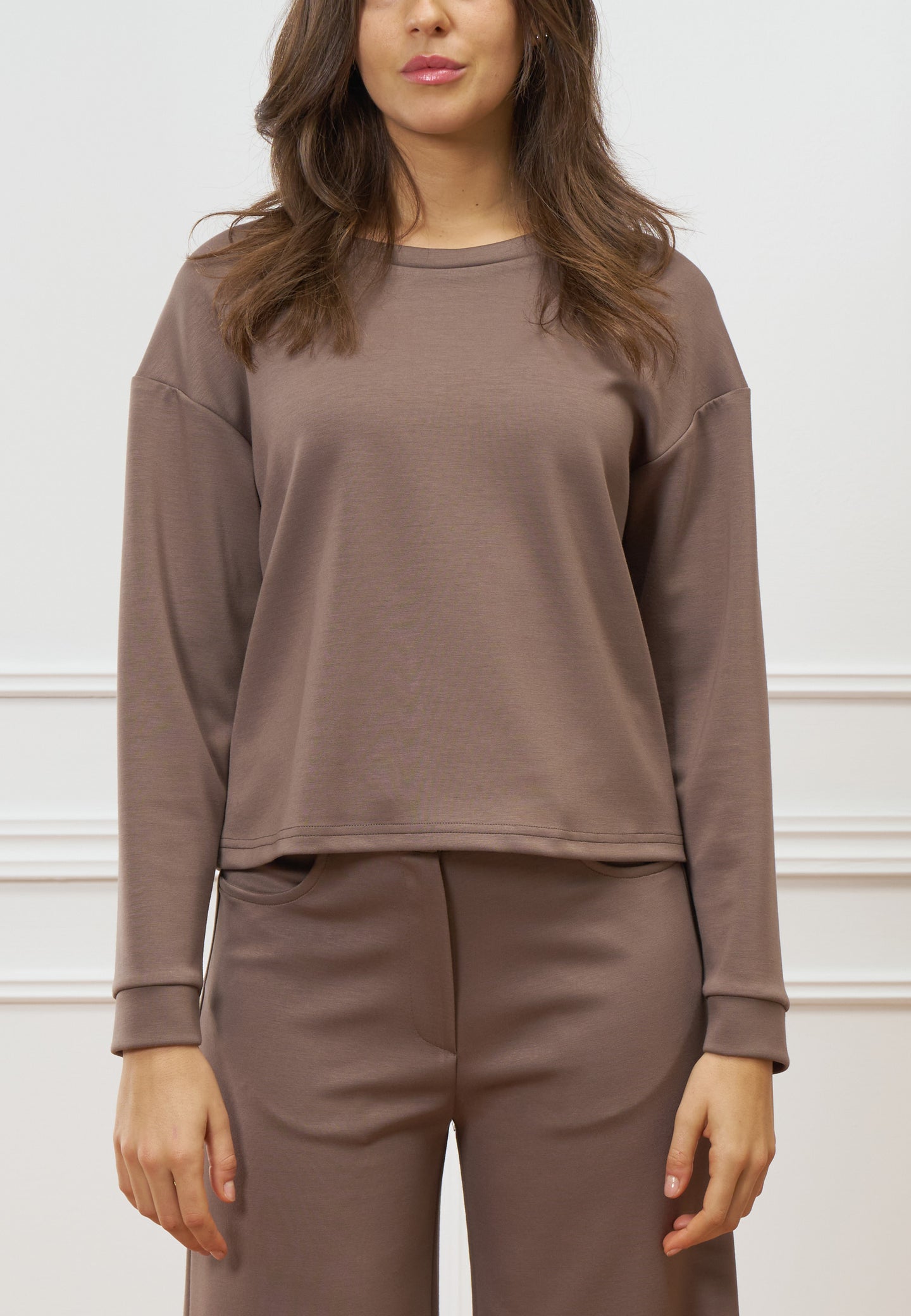 Felpa in tessuto tecnico