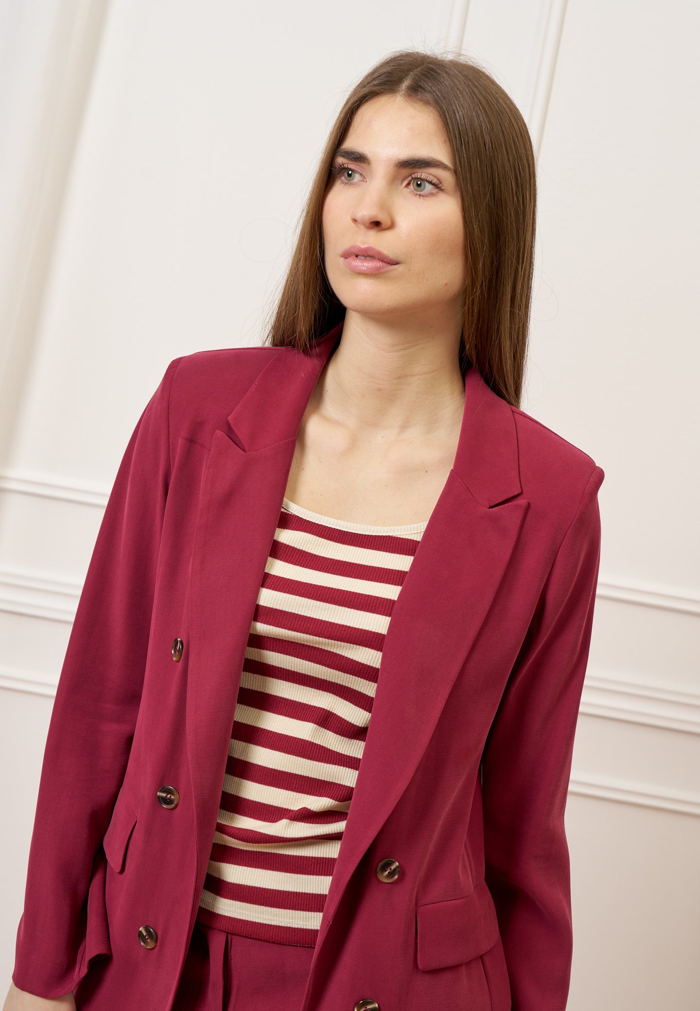 Giacca doppiopetto aperta