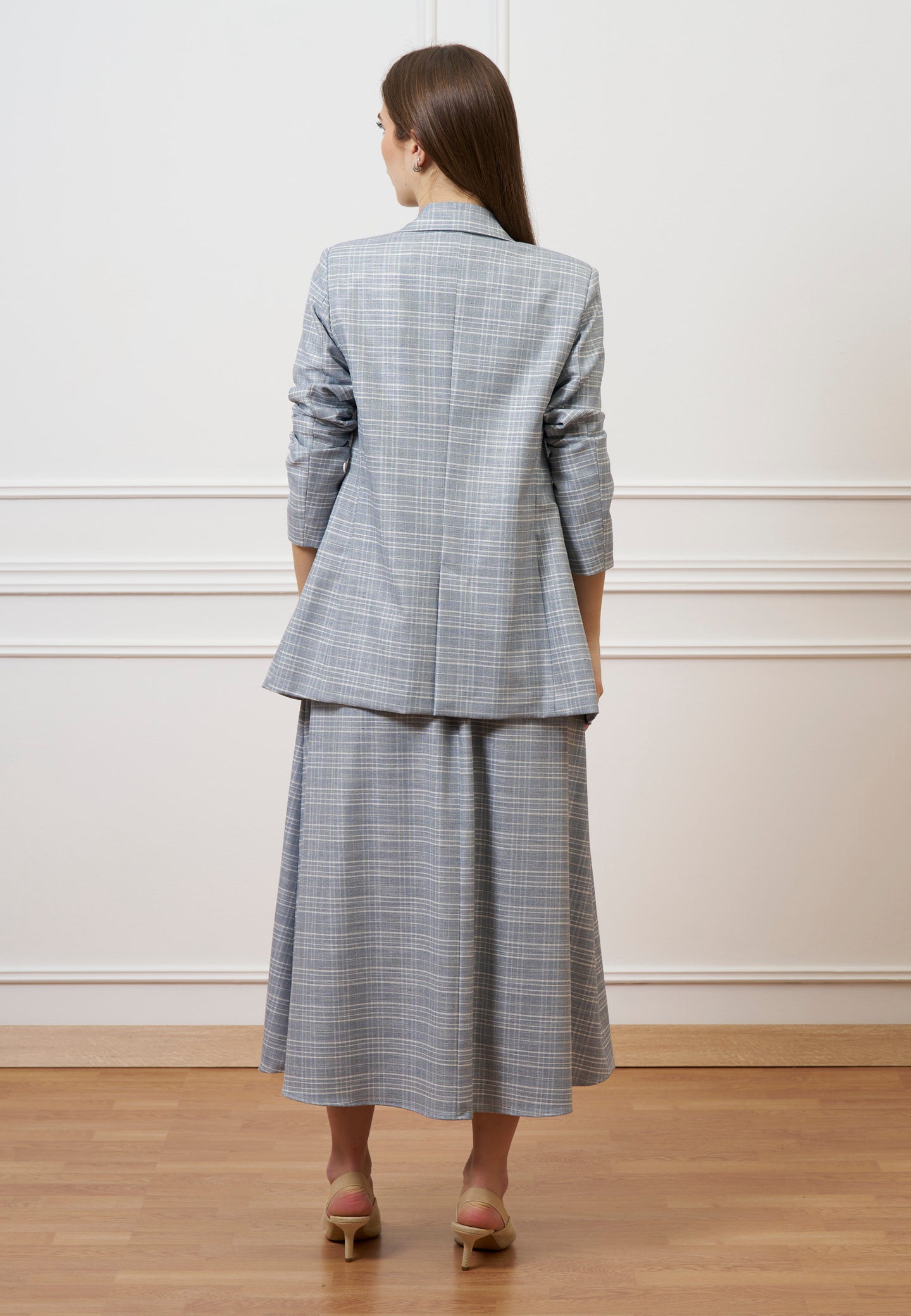 Giacca doppiopetto a quadri - JEANS