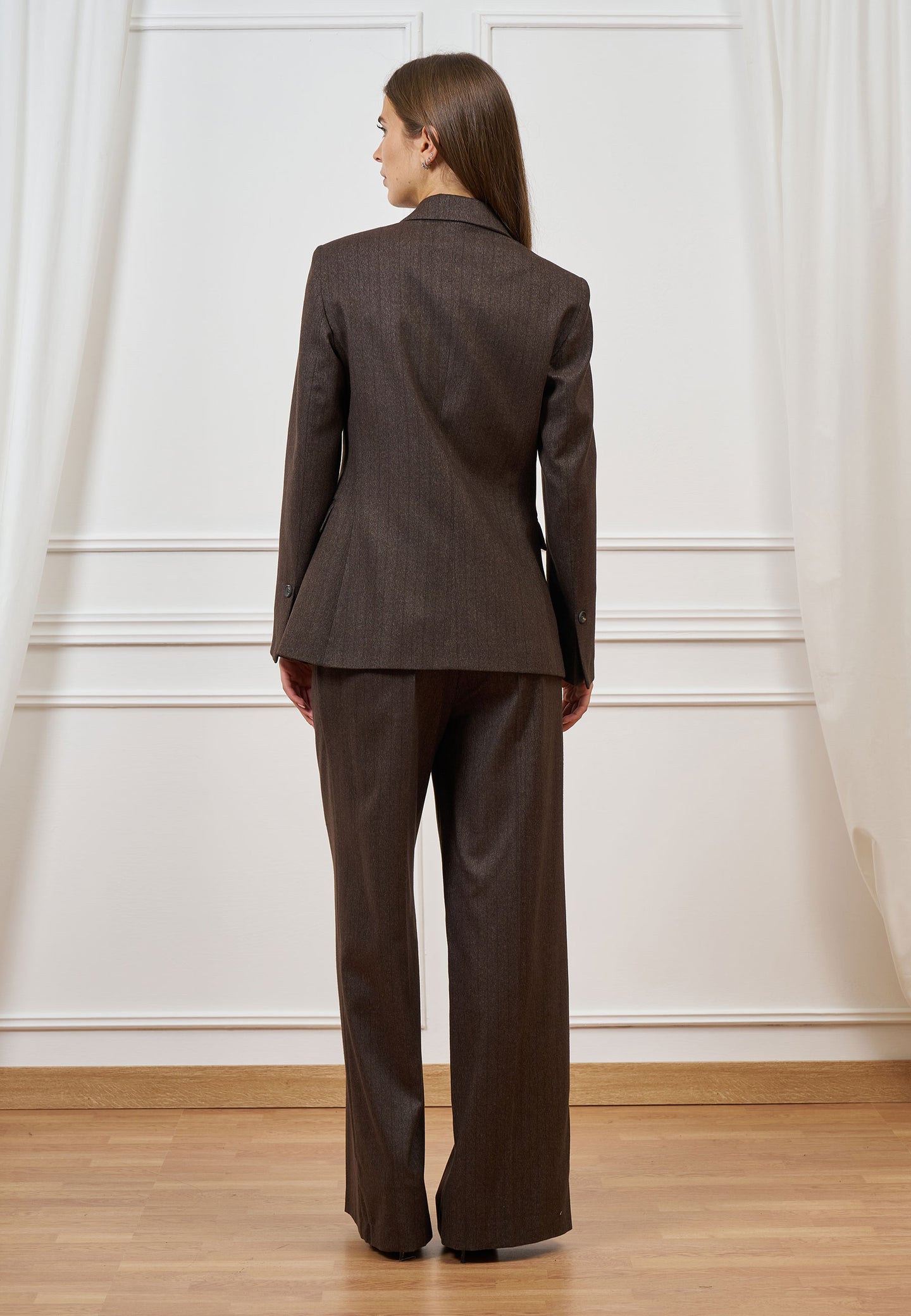 Giacca doppiopetto gessata