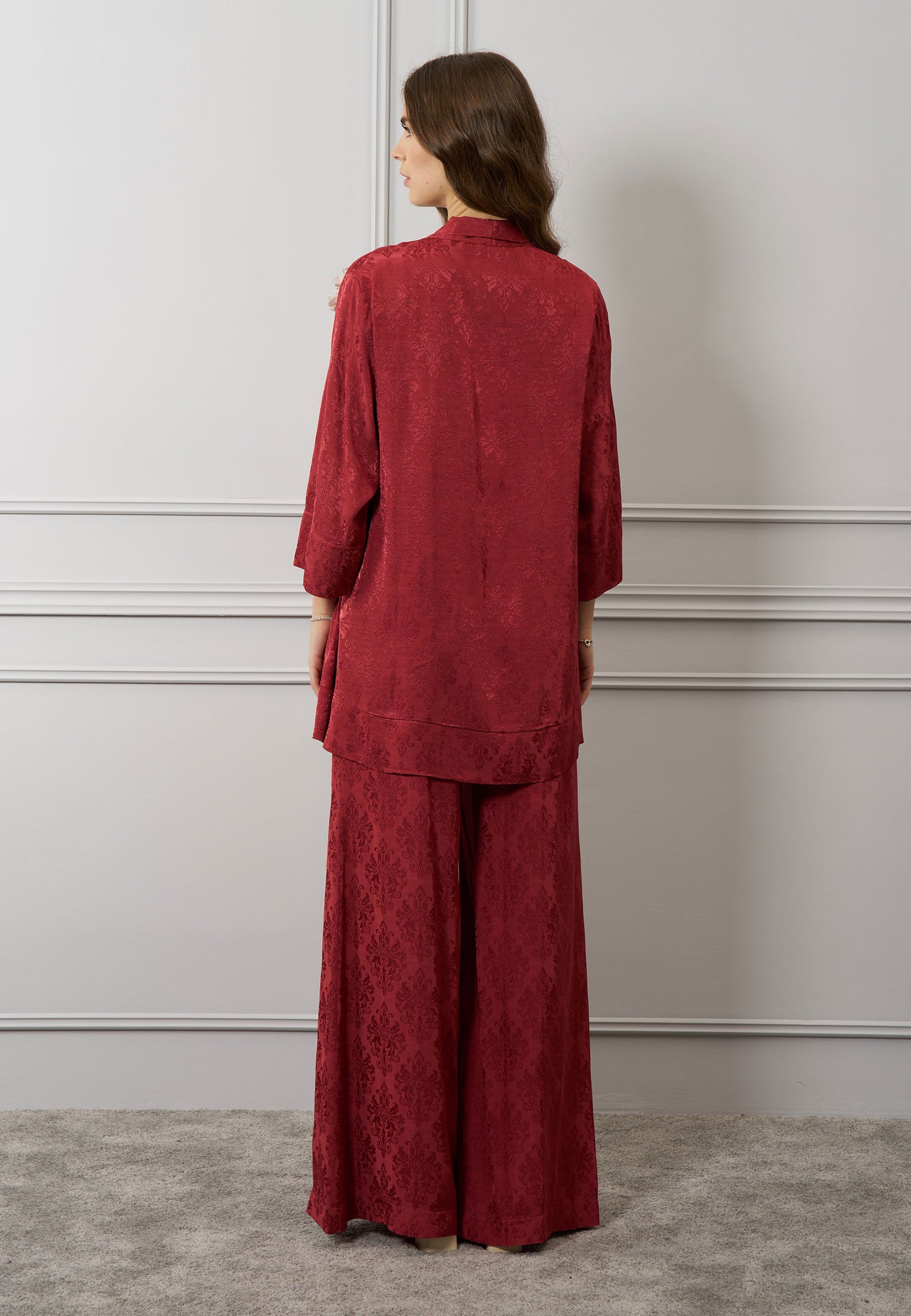 Giacca kimono damascato