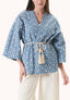 Giacca kimono ricamata