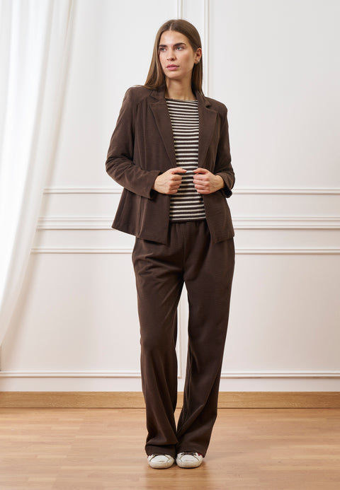 Giacca monopetto in velluto a coste