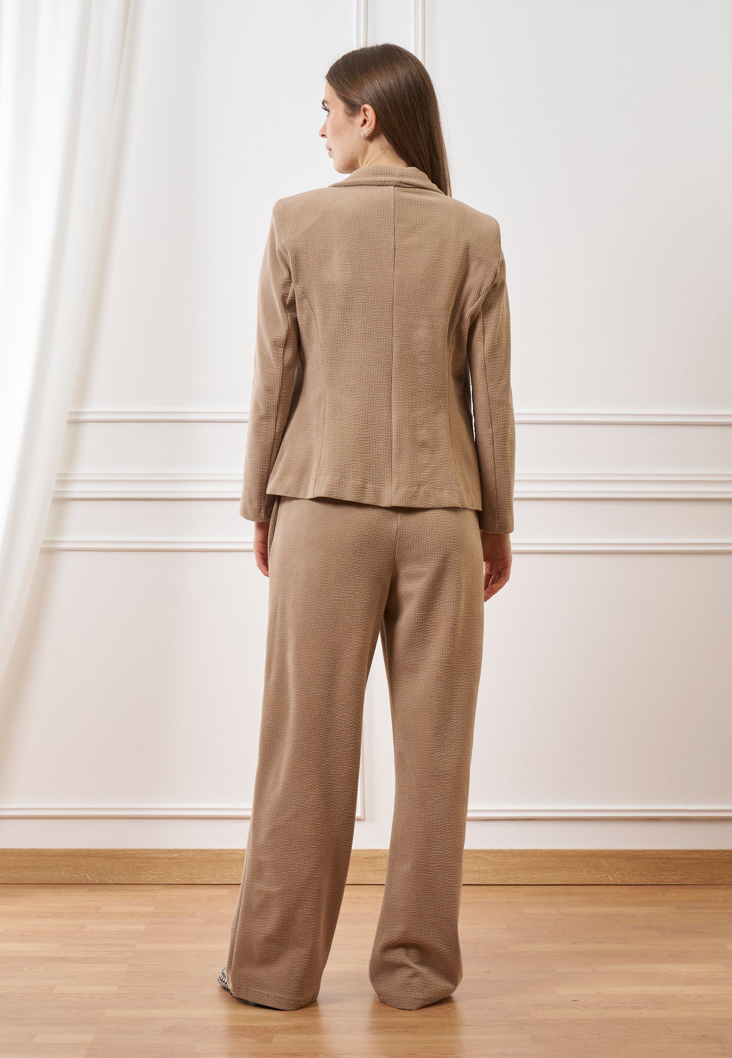 Giacca monopetto in velluto a coste