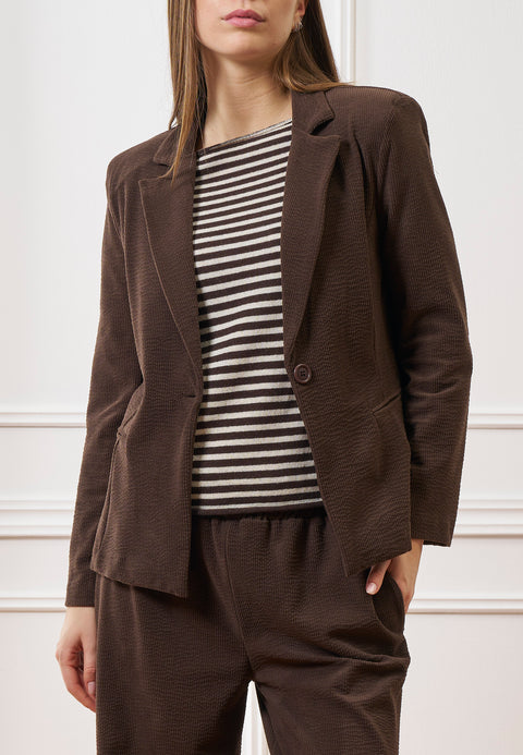 Giacca monopetto in velluto a coste