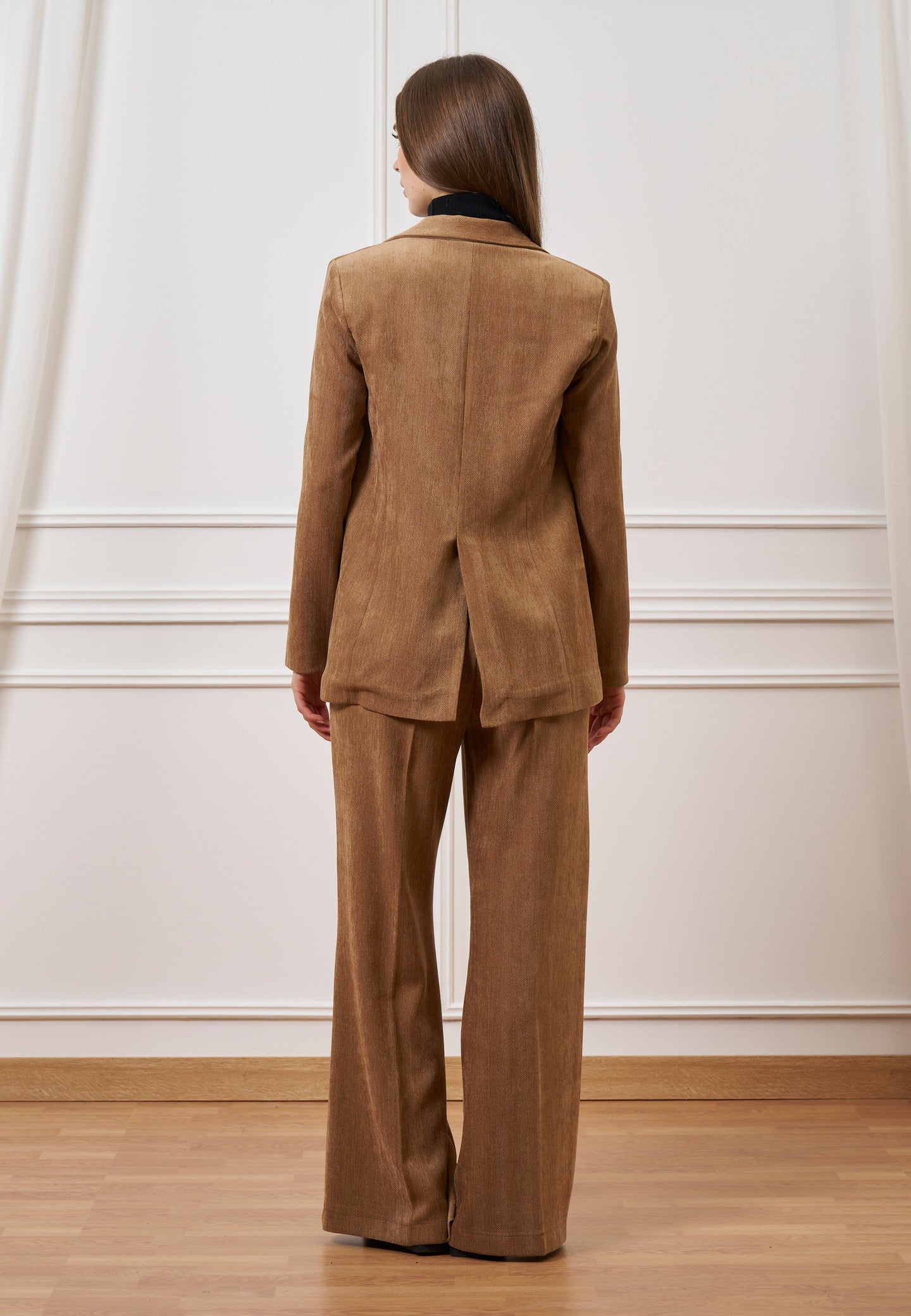 Giacca monopetto in velluto