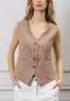 Gilet gessato foderato