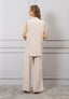 Gilet lungo con spacco dietro