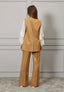 Gilet lungo doppiopetto
